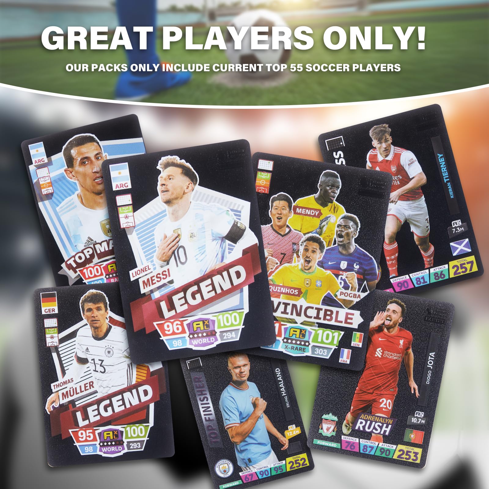 Latherok 2022/23 World Cup Soccer Star Card - 55 Cards per Box